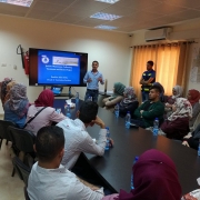 Palestine Polytechnic University (PPU) -  زيارة طلبة هندسة تكنولوجيا البيئة إلى  محطة الصرف الصحي في أريحا  وبلدية العوجا في الأغوار